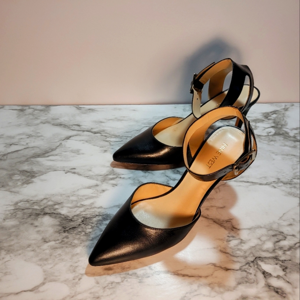 Nine West Callan - 7.5 - Leather - Black